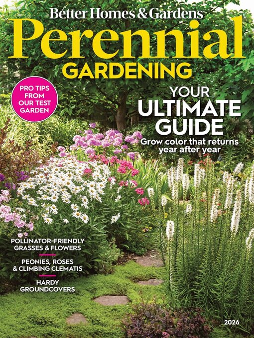 Cover image for Better Homes & Gardens Perennial Gardening